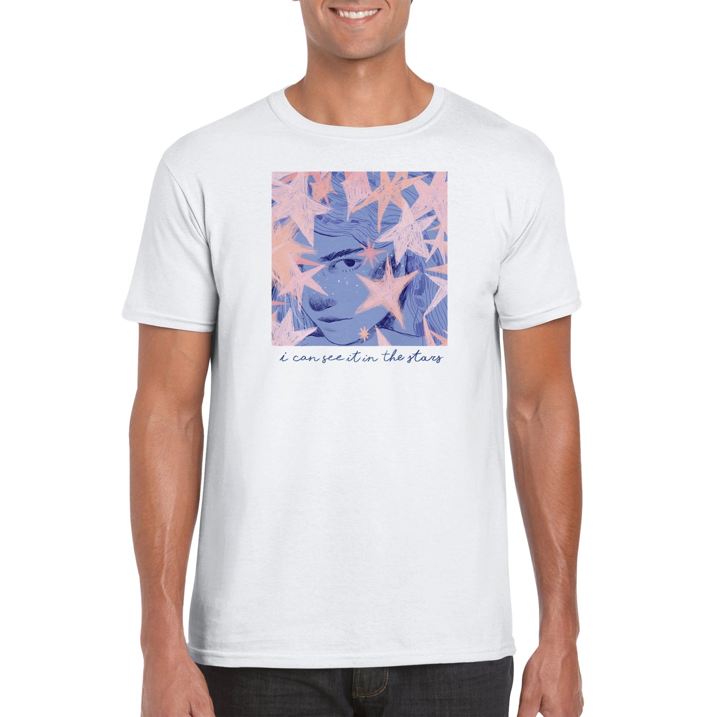 'I can see it in the stars' Unisex Crewneck T-shirt