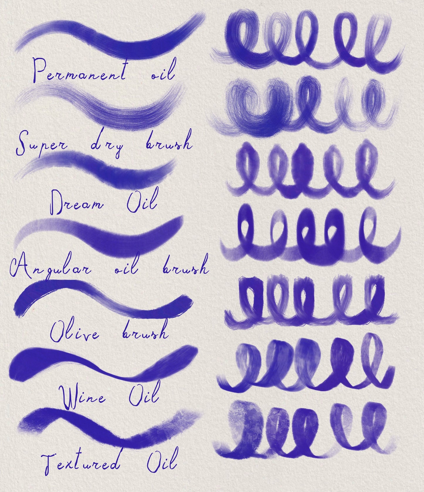 Velvet Oils & Pencils set (for Procreate)