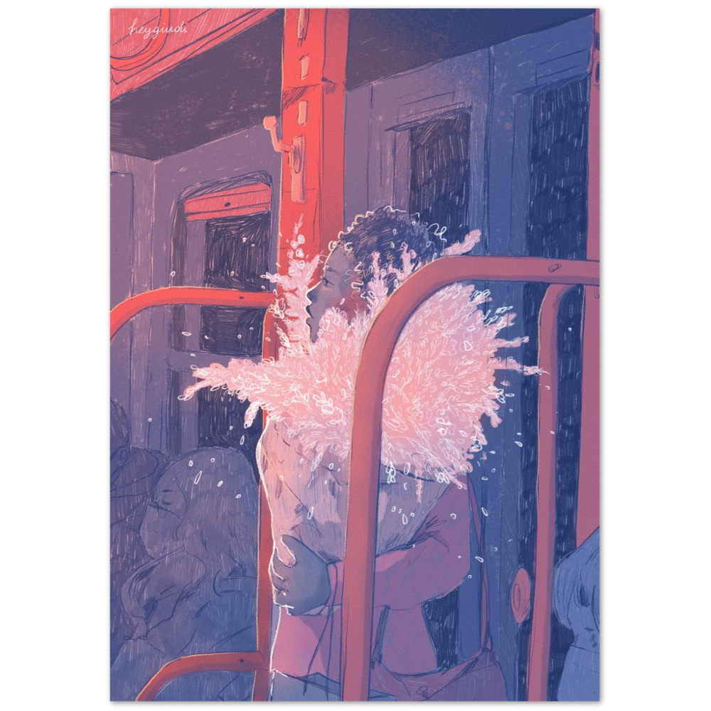 Bringing you flowers
