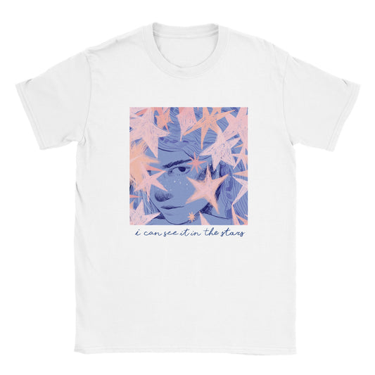 "I can see it in the stars" Kids Crewneck T-shirt