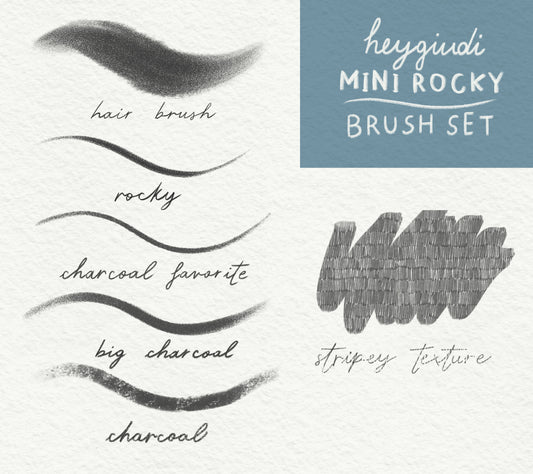 Heygiudi Mini Rocky Brush Set (for Procreate)