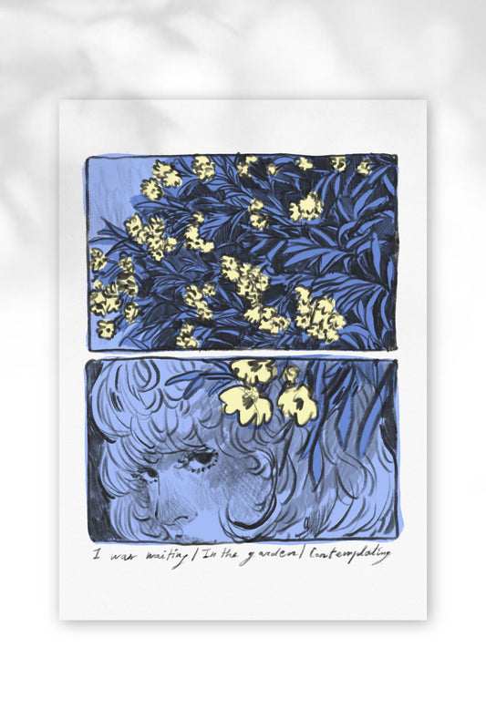 "In the garden" Poster