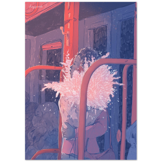 Bringing you flowers